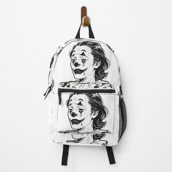 Item preview, Minimalist Crying Clown Line Art: Sad Woman Clown Illustration for a Tragic Aesthetic designed and sold by Ditstyle.