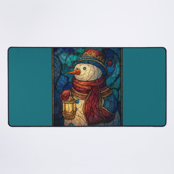 Item preview, Lantern of Winter The Stained-Glass Snowman designed and sold by ArgentoArt.