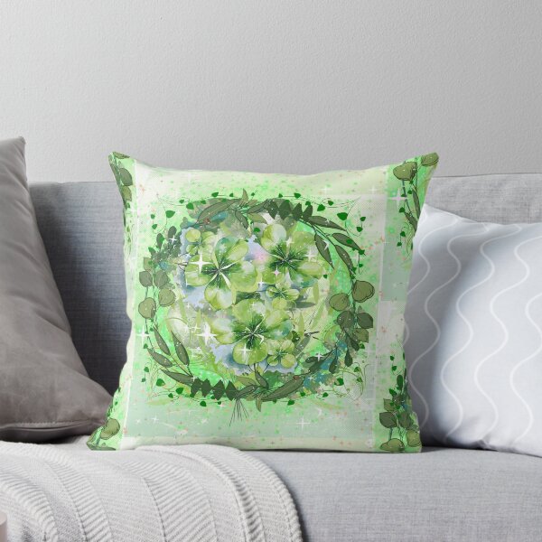 Item preview, Fresh Green Floral Leaf Mashup – Nature Inspired Aesthetic Design designed and sold by BlessedStudio31.