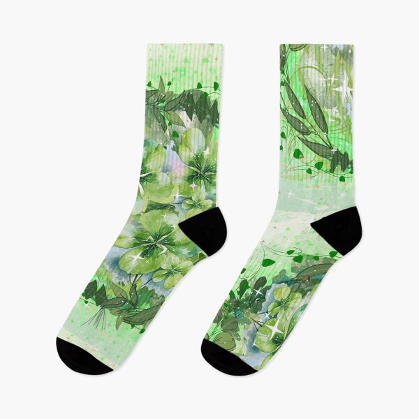 Item preview, Fresh Green Floral Leaf Mashup – Nature Inspired Aesthetic Design designed and sold by BlessedStudio31.