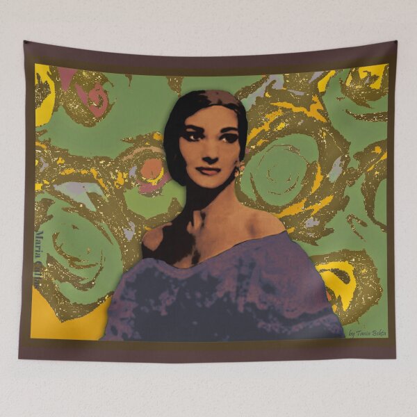 Item preview, Maria Callas in eau de Nile designed and sold by Tania Bekta.