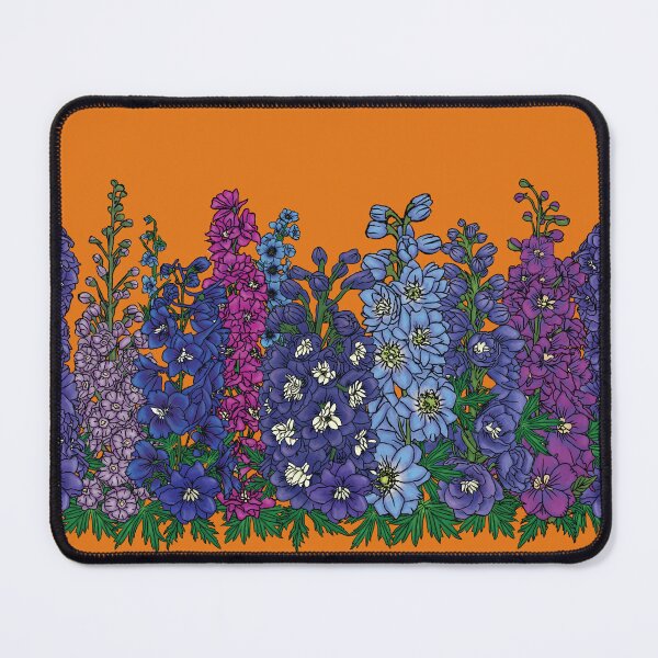 Item preview, Delphinium Larkspur Birth Flower for July designed and sold by MeMaKiDesign.