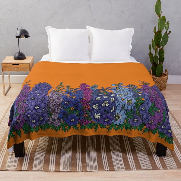 Item preview, Delphinium Larkspur Birth Flower for July designed and sold by MeMaKiDesign.