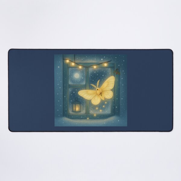 Item preview, Mira the Moth – Glowkeeper’s Window designed and sold by GeoWild Designs.