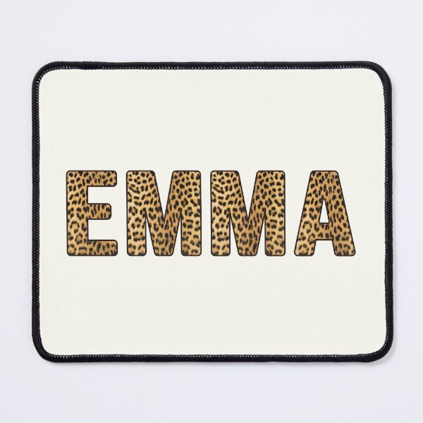 Artikelvorschau, Emma Name Leopardenmuster entworfen und verkauft von Jeallan Designs.
