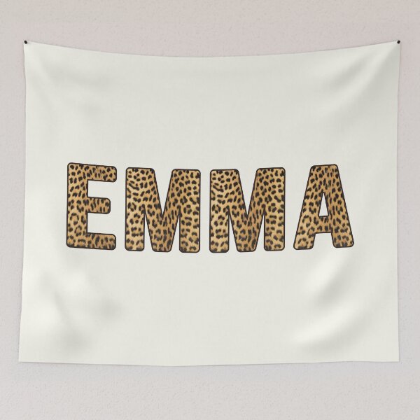 Item preview, Emma Name Leopard Print designed and sold by Jeallan Designs.