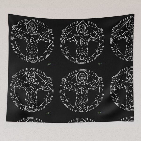 Item preview, Cosmic Bitcoin Harmony – Geometric Balance of Power designed and sold by Benito Del Ray.