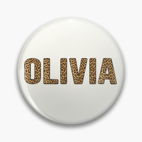 Item preview, Olivia Name Leopard Print designed and sold by Jeallan Designs.