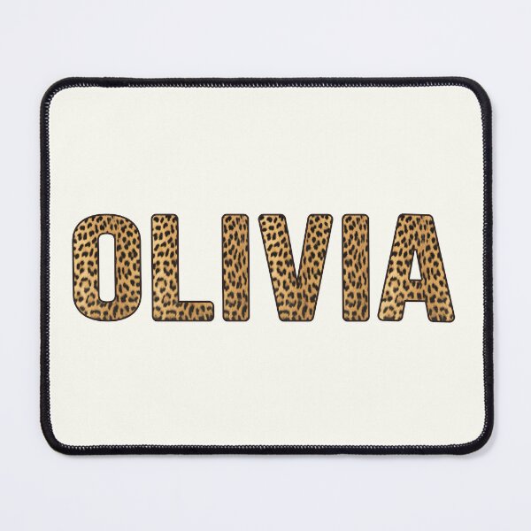 Item preview, Olivia Name Leopard Print designed and sold by Jeallan Designs.