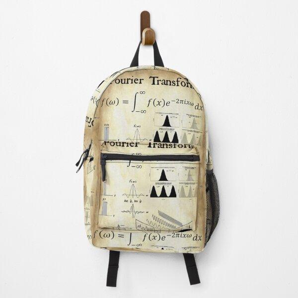 Item preview, Nerdy Vintage  Fourier Transform Math Science Teacher Black Text Parchment designed and sold by MathWare MathClips.