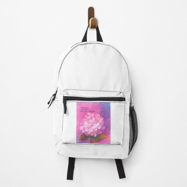Item preview, Hydrangeas haiku watercolor painting designed and sold by KarenKaspar.