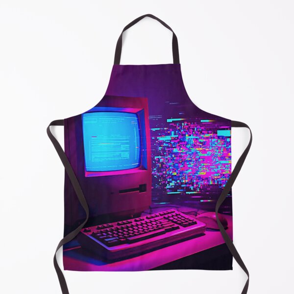 Item preview, Vaporwave 1990s Computer – Retro Tech Neon Glitch Art designed and sold by mag-graphic.