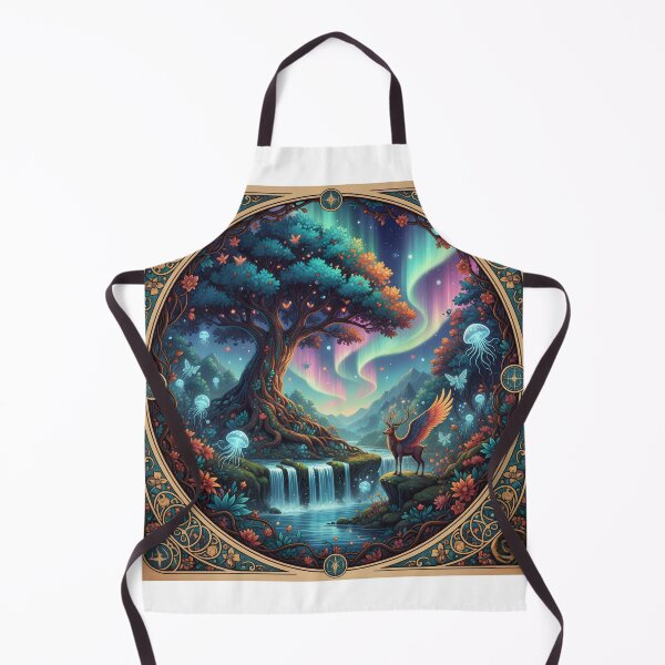 Item preview, Enchanted Aurora Forest: Mystical Nature designed and sold by Fumoria.