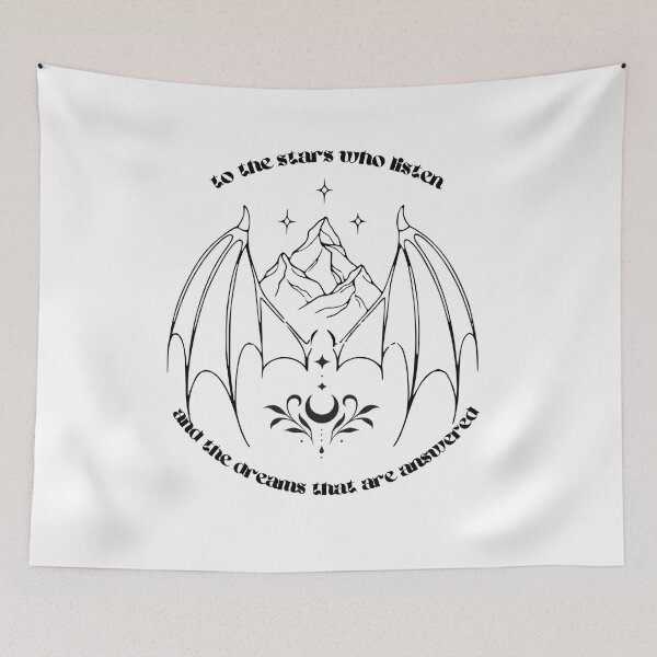 Item preview, To The Stars Who Listen Quote • Night Court Inspired ACOTAR Design designed and sold by theliteraryedit.
