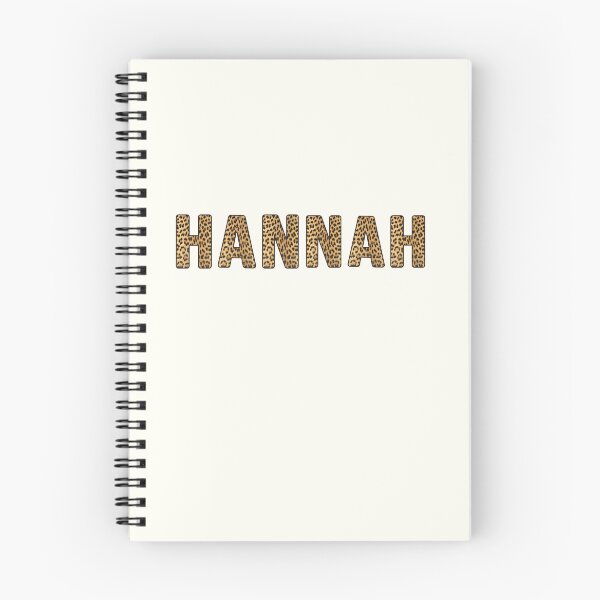 Item preview, Hannah Name Leopard Print designed and sold by Jeallan Designs.