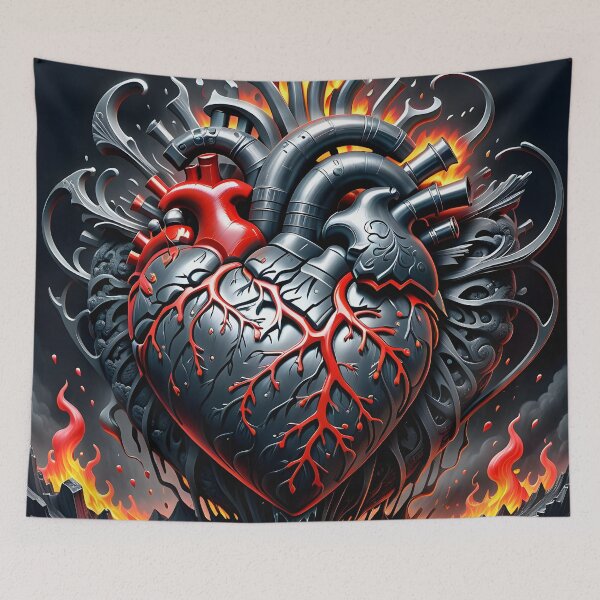 Item preview, Melting Heart in the Heat – Love Under Pressure designed and sold by PawPrintedArt.