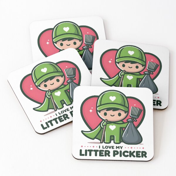 Item preview, Cute Litter Picker Appreciation – Environmental Hero Design. designed and sold by The-T-In-Retro.
