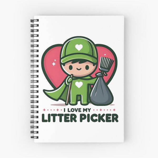 Item preview, Cute Litter Picker Appreciation – Environmental Hero Design. designed and sold by The-T-In-Retro.