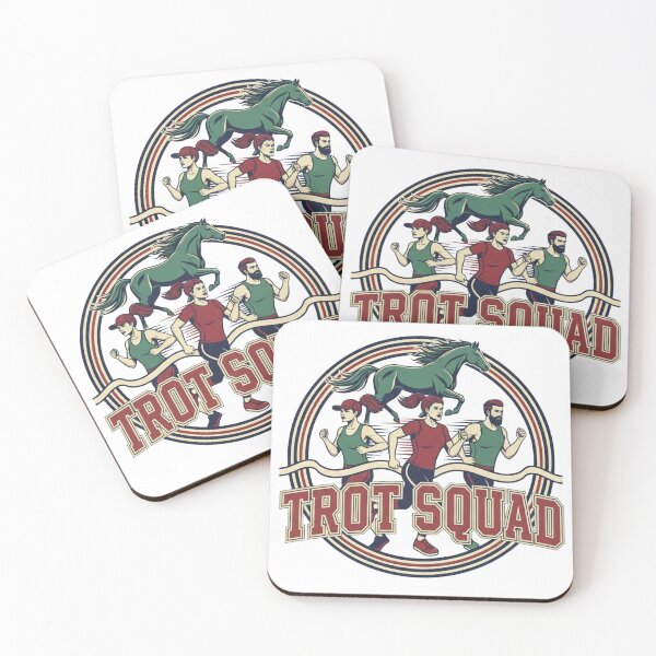 Item preview, Trot Squad Team Running Club - Retro Runner Marathon Training Gift designed and sold by Wear Sculpt.