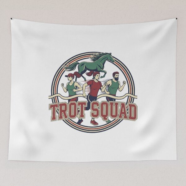 Item preview, Trot Squad Team Running Club - Retro Runner Marathon Training Gift designed and sold by Wear Sculpt.