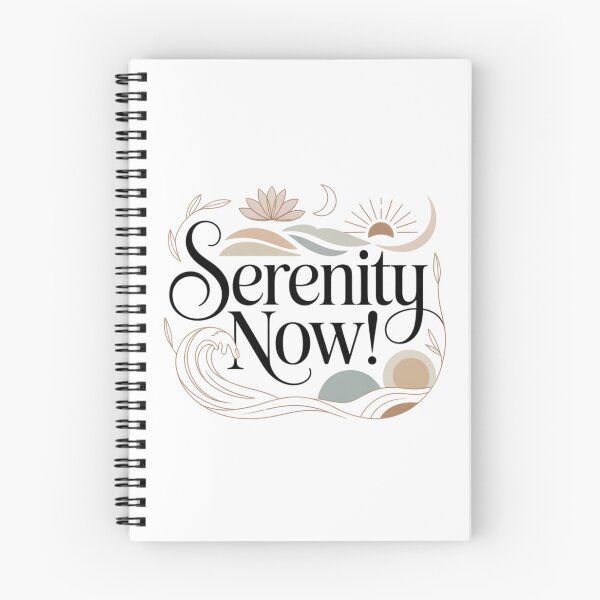Item preview, Serenity Now! Calming Boho Minimalist Sunset Design | Mental Wellness designed and sold by Lily-and-Lyle.