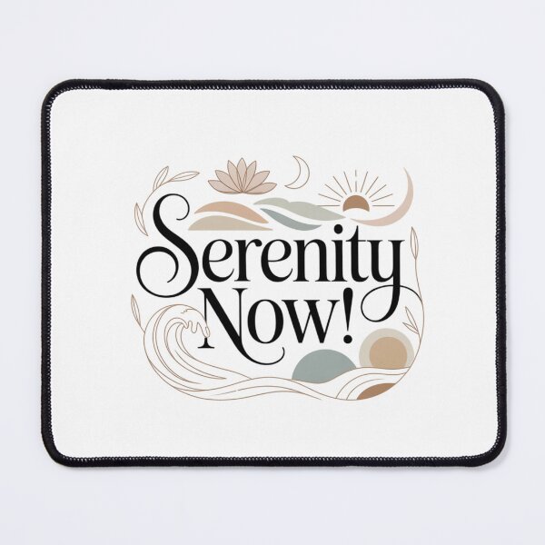 Item preview, Serenity Now! Calming Boho Minimalist Sunset Design | Mental Wellness designed and sold by Lily-and-Lyle.