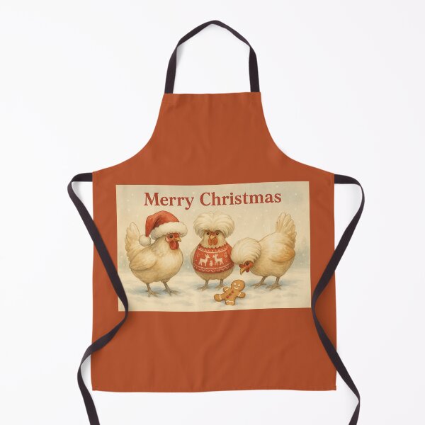 Item preview, Polish Chickens Christmas Scene – Merry Christmas designed and sold by Meandmyshop.