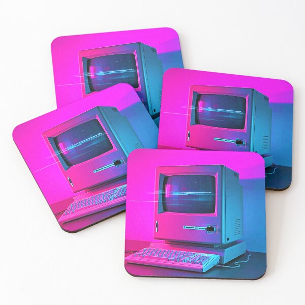 Item preview, Vaporwave 1990s Computer – Retro Tech Neon Glitch Art designed and sold by mag-graphic.