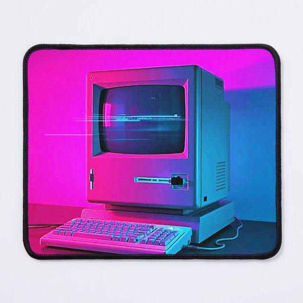 Item preview, Vaporwave 1990s Computer – Retro Tech Neon Glitch Art designed and sold by mag-graphic.