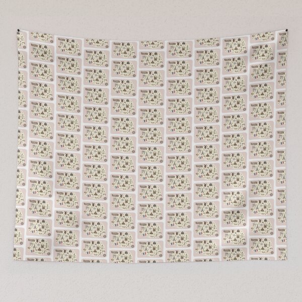 Item preview, Map of Paris - Pink designed and sold by Those Pencil Shavings.