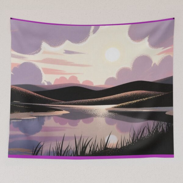 Item preview, Another Dartmoor Sunset(photography + AI) designed and sold by artsmeow.