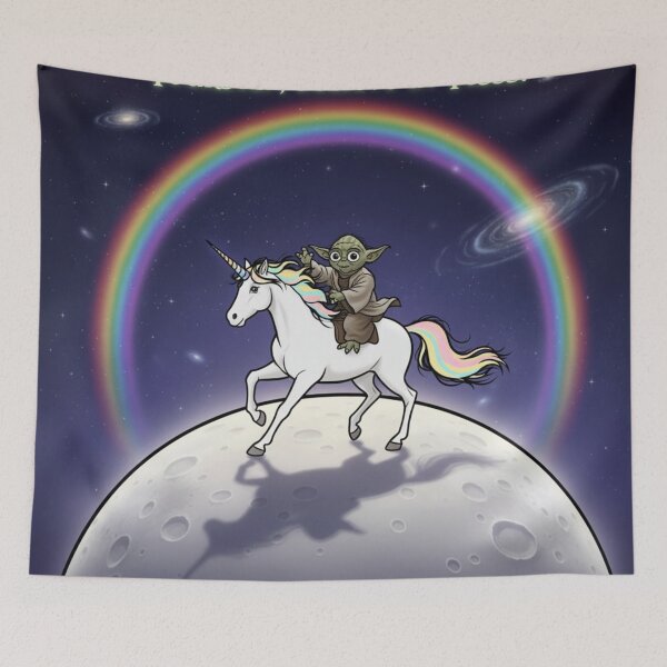 Item preview, Rainbows, Unicorns and a Wise Fortune Teller designed and sold by MattBStickers.
