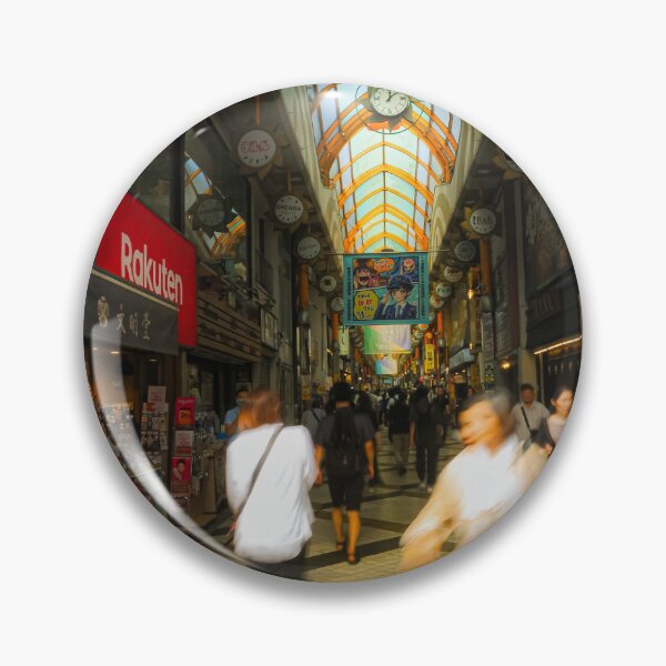 Item preview, Bustling Japanese Shopping Arcade designed and sold by Jason Brown needs coffee .