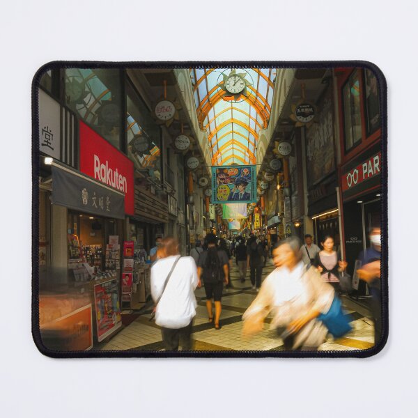 Item preview, Bustling Japanese Shopping Arcade designed and sold by Jason Brown needs coffee .