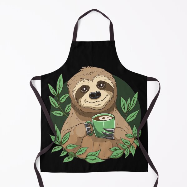 Item preview, Cute Sloth With Cup of Coffee designed and sold by Waveval.