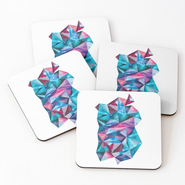 Item preview, Glossy crystal polygons of precious stones designed and sold by IngaDesign.