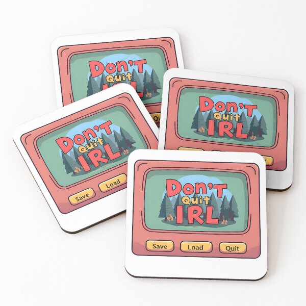 Item preview, Save Game - Don't Quit IRL | Motivational Gamer Art designed and sold by Cute and Funny.