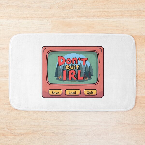 Item preview, Save Game - Don't Quit IRL | Motivational Gamer Art designed and sold by Cute and Funny.