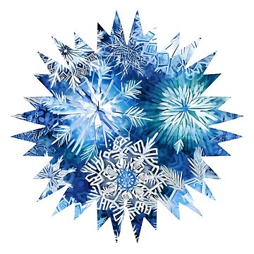 Artwork thumbnail, Blue Snowflake by gracefullizard