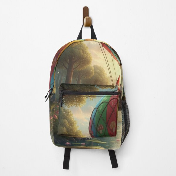 Item preview, Gnomes Flying in a Hot Air Balloon – Enchanted Forest Journey designed and sold by Piotr Dulski.