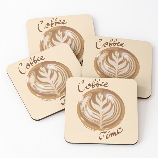 Item preview, Coffee Time! Cappuccino Latte Coffee Art designed and sold by KrystalBStudios.