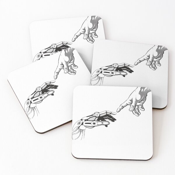 Item preview, Creation of Adam Robot and Human Hands  designed and sold by CasperArtShop.