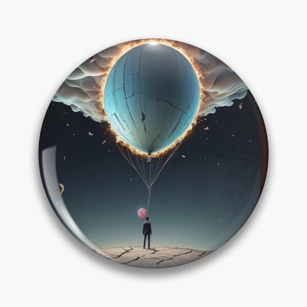 Artikelvorschau, Gefesselter Planet – Symbolische Science-Fiction-Wandkunst – Symbolische Science-Fiction-Wandkunst entworfen und verkauft von StillOdd.