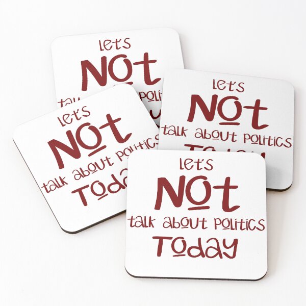 Item preview, Let’s not get political  designed and sold by Emendi.