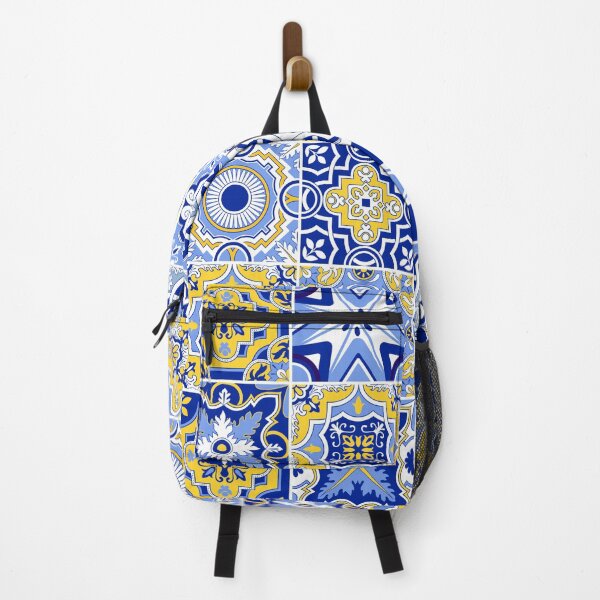 Item preview, Spanish tiles blue and yellow designed and sold by AgaDesignStudio.