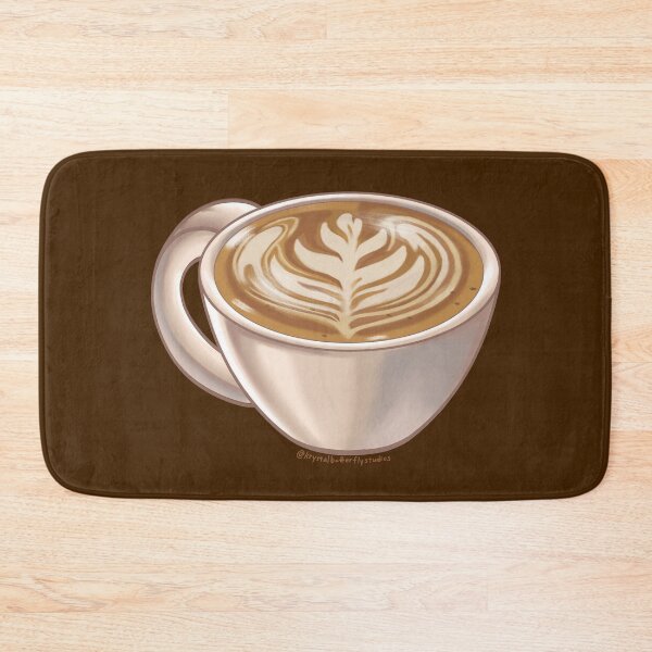 Item preview, Hot Cappuccino Latte Art Coffee Aesthetic designed and sold by KrystalBStudios.
