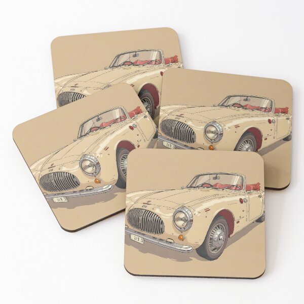 Item preview, Vintage car Cisitalia 2022 Cartoon Style designed and sold by Art-Chemistry.