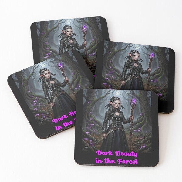 Item preview, Goth Gnome Warlock : Dark Beauty in Forest designed and sold by Prestons Corner.