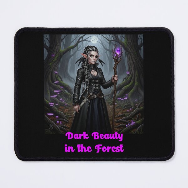 Item preview, Goth Gnome Warlock : Dark Beauty in Forest designed and sold by Prestons Corner.