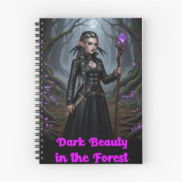 Item preview, Goth Gnome Warlock : Dark Beauty in Forest designed and sold by Prestons Corner.